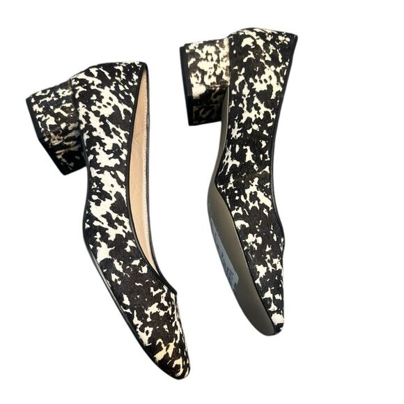 Bettye Muller Real Calf Hair Block Heel Pumps Size 9 - Picture 4 of 8